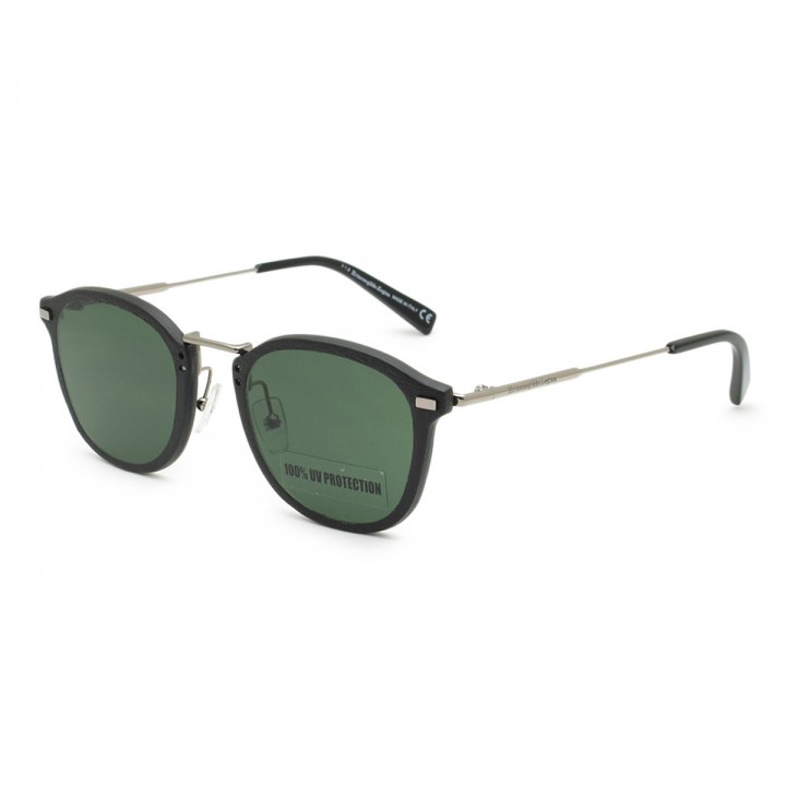 Zegna Sunglasses Men's Black + Ruthenium EZ0097-D-12N-62