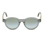 Zegna Sunglasses Men's Clear Gray + Camel EZ0100-F-20C-52
