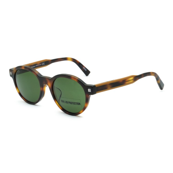 Zegna Sunglasses Men's Havana + Camel EZ0100-F-52F-52