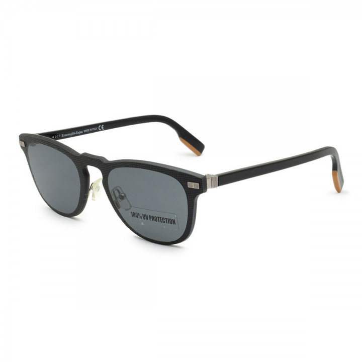 Zegna Sunglasses Men's Black EZ0106-01A-00