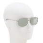 Zegna Sunglasses Men's Silver EZ0111-D-08C-59