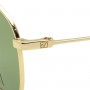 Zegna Sunglasses Men's Gold EZ0111-D-32N-59