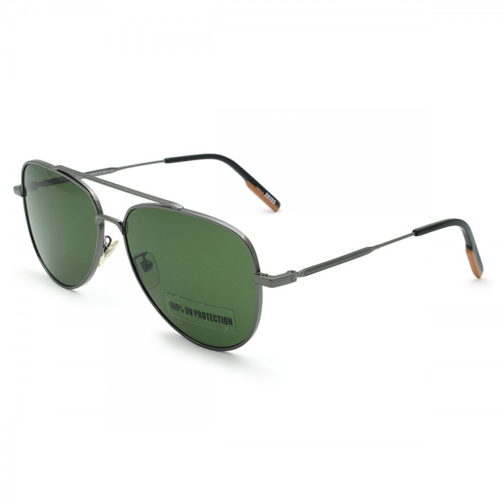 Zegna Sunglasses Unisex Gunmetal EZ0121-D-08N-62