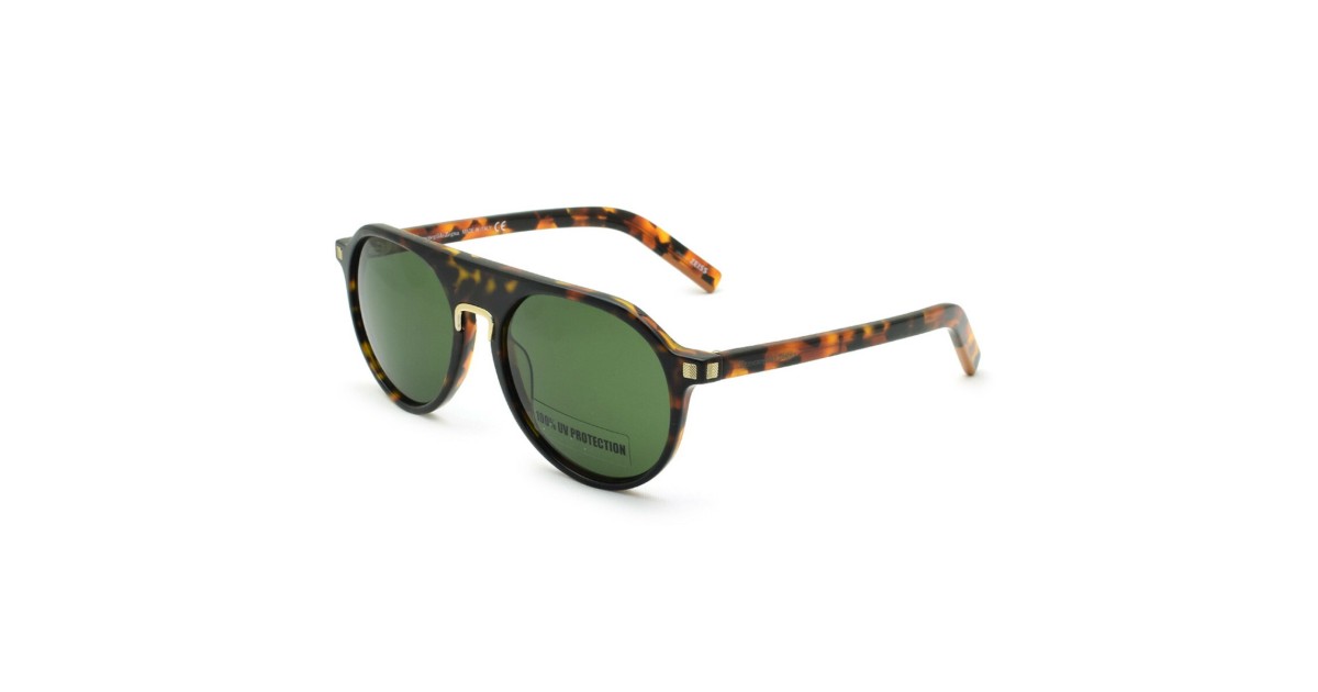 Zegna Sunglasses Unisex Havana EZ0123-56N-55 | Sakurawatches.com