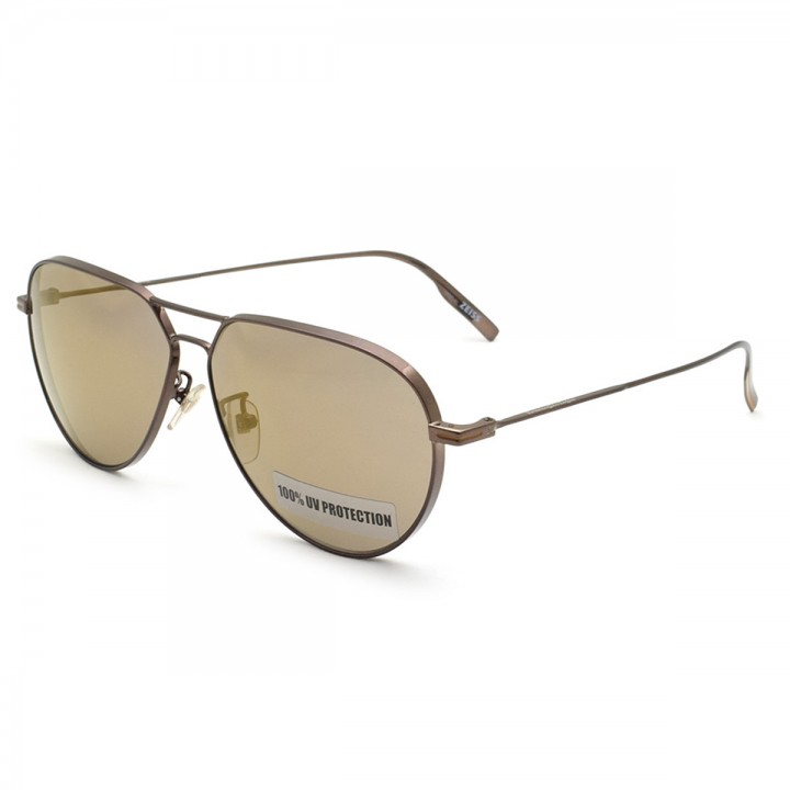 Zegna Sunglasses Unisex Bronze EZ0129-F-36Q-61