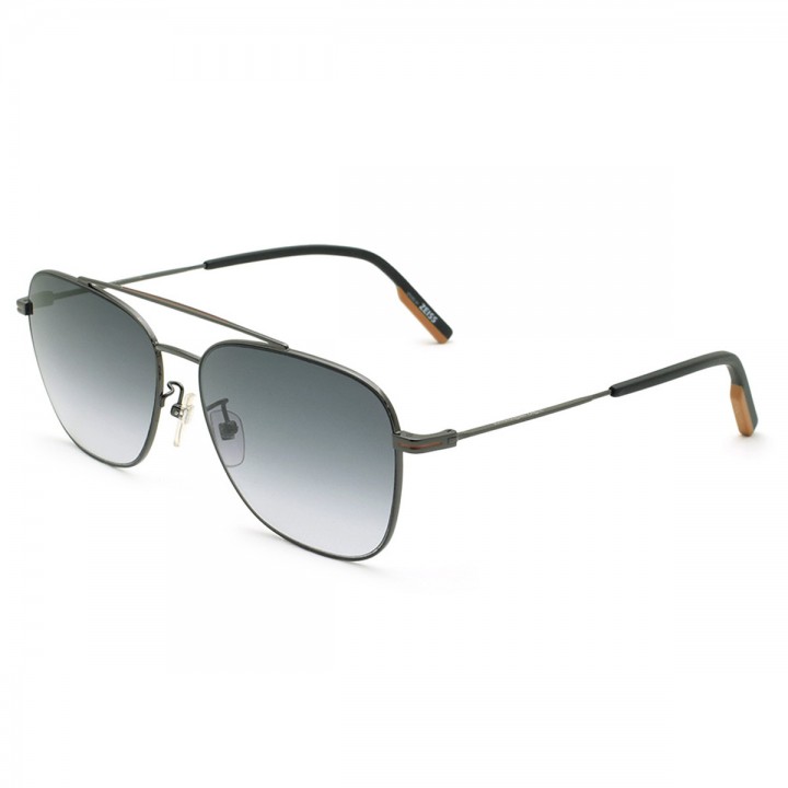 Zegna Sunglasses Men's Gunmetal EZ0145-D-08B-61