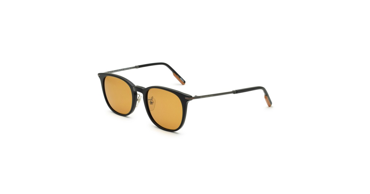 Zegna Sunglasses Men's Black + Gunmetal EZ0146-D-01E-54