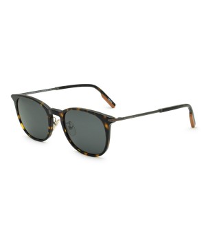 Zegna Sunglasses Men's Havana + Gunmetal EZ0146-D-52A-54
