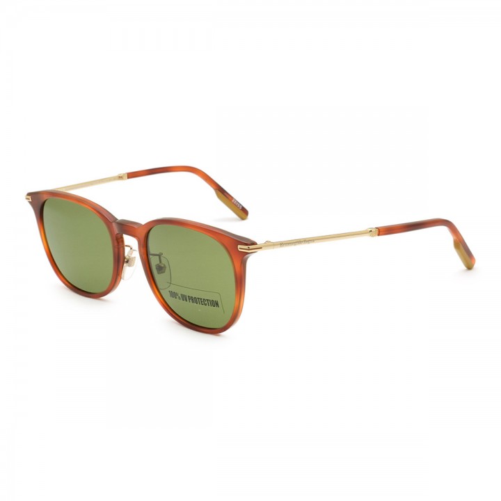 Zegna Sunglasses Men's Havana + Gold EZ0146-D-53N-54