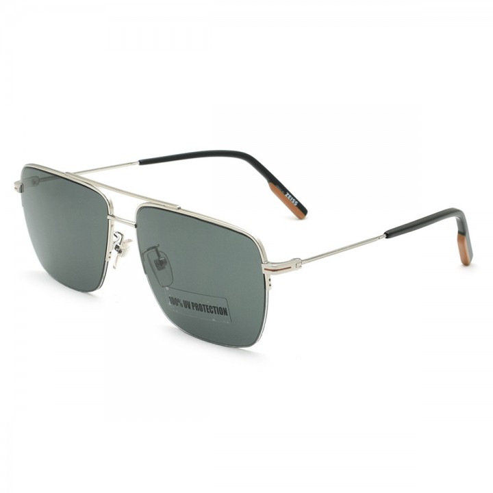 Zegna Sunglasses Unisex Silver EZ0148-D-16A-62