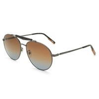 Zegna Sunglasses Unisex Gunmetal + Havana EZ0154-F-12F-62