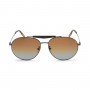 Zegna Sunglasses Unisex Gunmetal + Havana EZ0154-F-12F-62