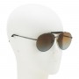 Zegna Sunglasses Unisex Gunmetal + Havana EZ0154-F-12F-62