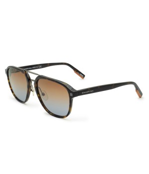 Zegna Sunglasses Unisex Havana EZ0159-D-52F-59