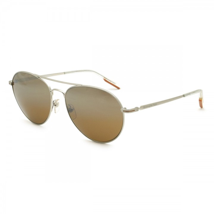 Zegna Sunglasses Unisex Silver EZ0175-16G-60