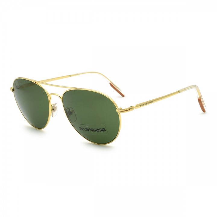 Zegna Sunglasses Unisex Gold EZ0175-30N-60