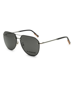 Zegna Sunglasses Unisex Gunmetal EZ0179-D-08C-63