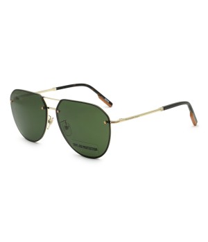 Zegna Sunglasses Unisex Gold EZ0179-D-32N-63