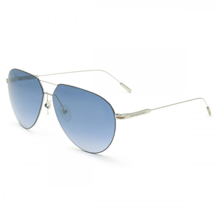 Zegna Sunglasses Men's Silver EZ0185-16X-62