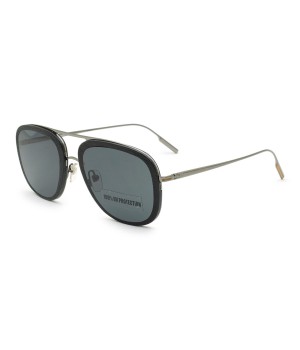 Zegna Sunglasses Unisex Black + Gunmetal EZ0187-08A-62