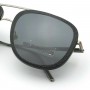 Zegna Sunglasses Unisex Black + Gunmetal EZ0187-08A-62