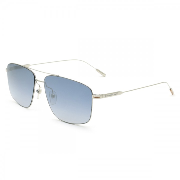 Zegna Sunglasses Men's Silver EZ0188-D-16W-60