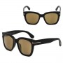 Tom Ford Sunglasses Unisex Black FT0413-D-01G-54