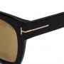 Tom Ford Sunglasses Unisex Black FT0413-D-01G-54