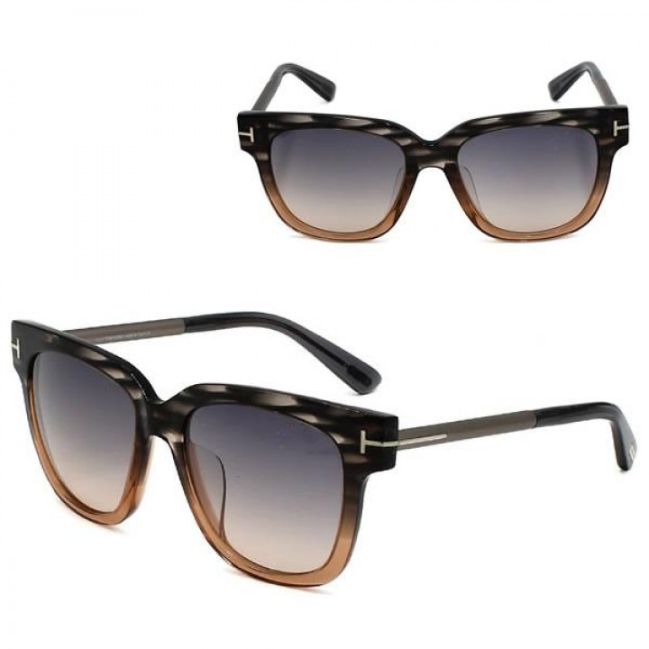 Tom Ford Sunglasses Unisex Gray-brown gradation FT0436-F-20B-54
