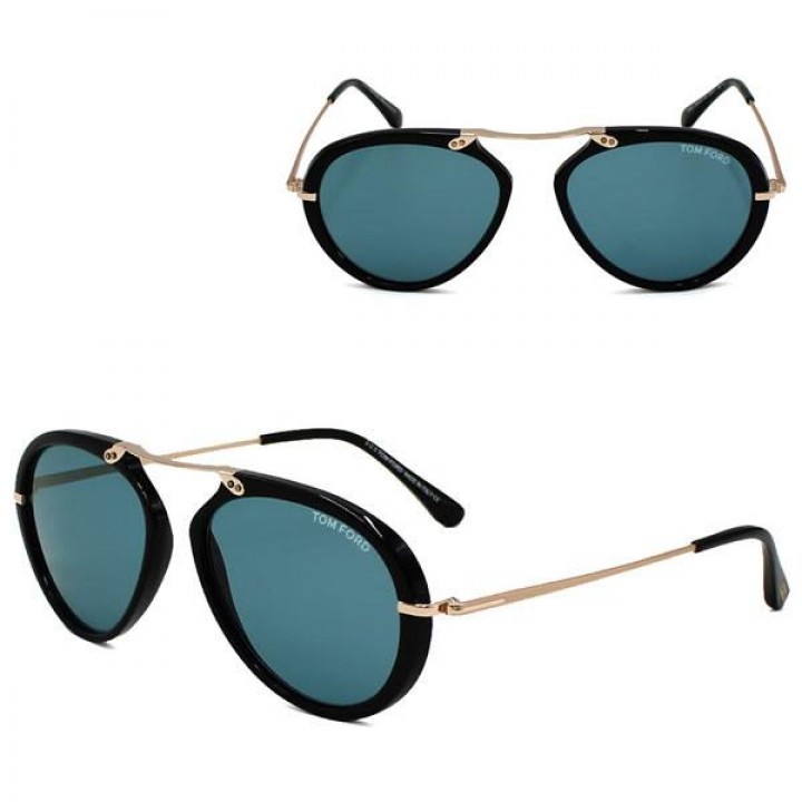 Tom Ford Sunglasses Unisex Black FT0473-01V-53