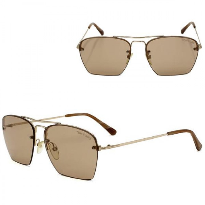 Tom Ford Sunglasses Unisex Gold FT0504-28E-57