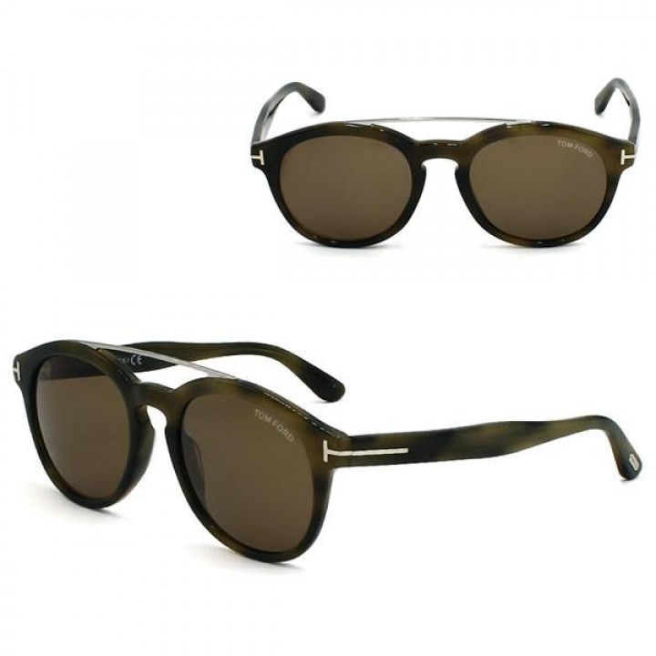 Tom Ford Sunglasses Unisex Olive Havana FT0515-55E-53