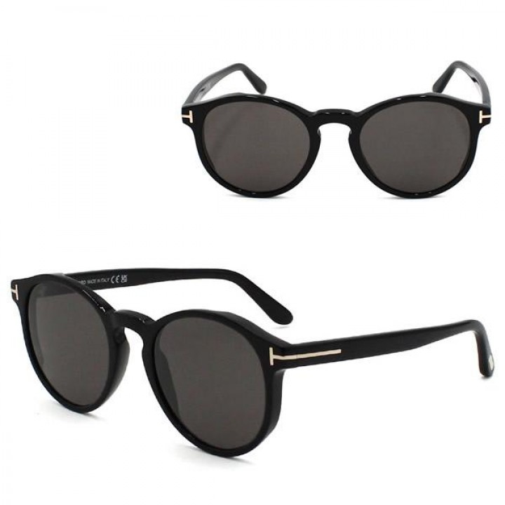 Tom Ford Sunglasses Unisex Black FT0591-01A-51