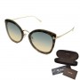 Tom Ford Sunglasses Ladie's Havana + Gold FT0657-53P-62