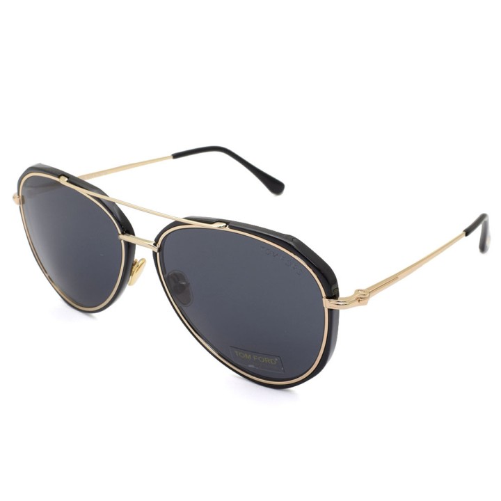 Tom Ford Sunglasses Men's Black + Gold FT0749-01A-60