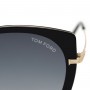 Tom Ford Sunglasses Unisex Black + Gold FT0760-F-01B-58