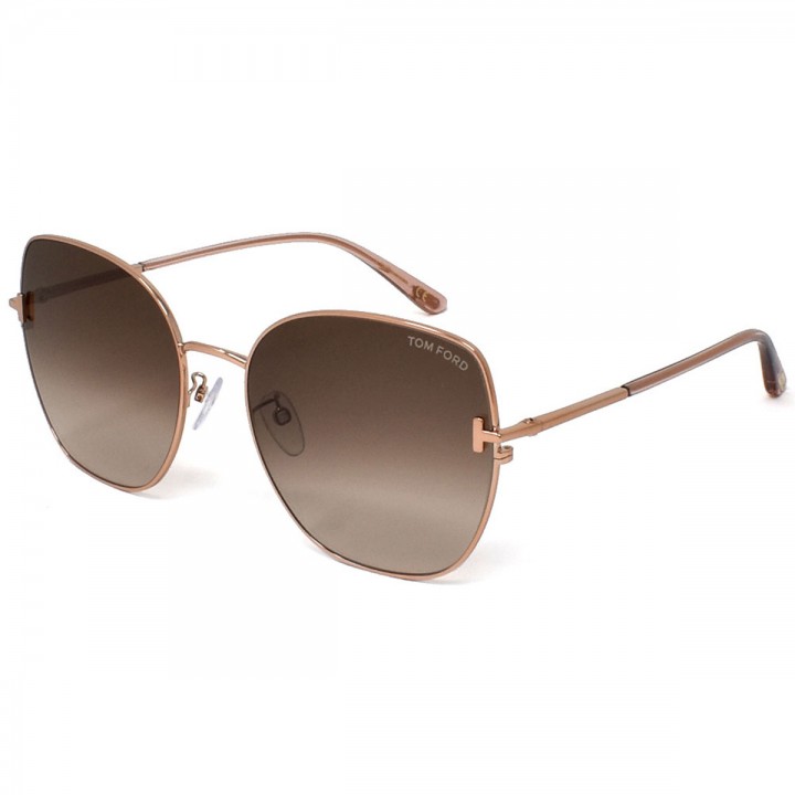 Tom Ford Sunglasses Unisex Pink Gold FT0895-K-33F-61