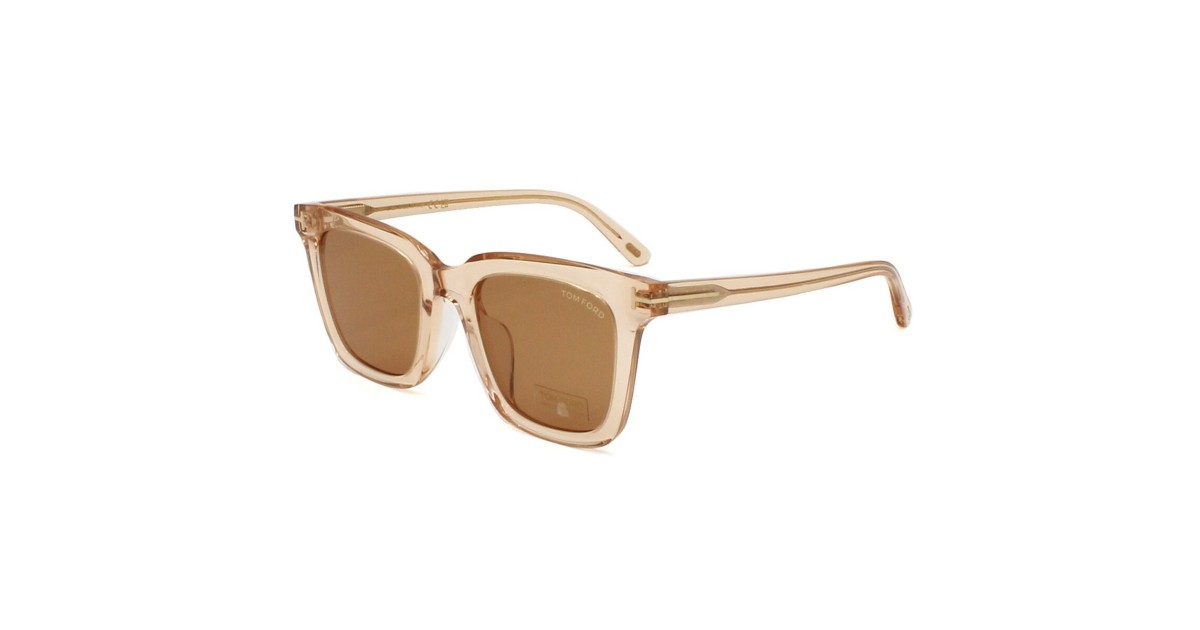✨ NWT Tom Ford TF970-K Shiny Pink Square Sunglasses - Full Set ✨ I Rock Tom Ford Tom Ford Fausto Sunglasses FT0711 81Y Shiny Violet - eye-oo.com main image 3