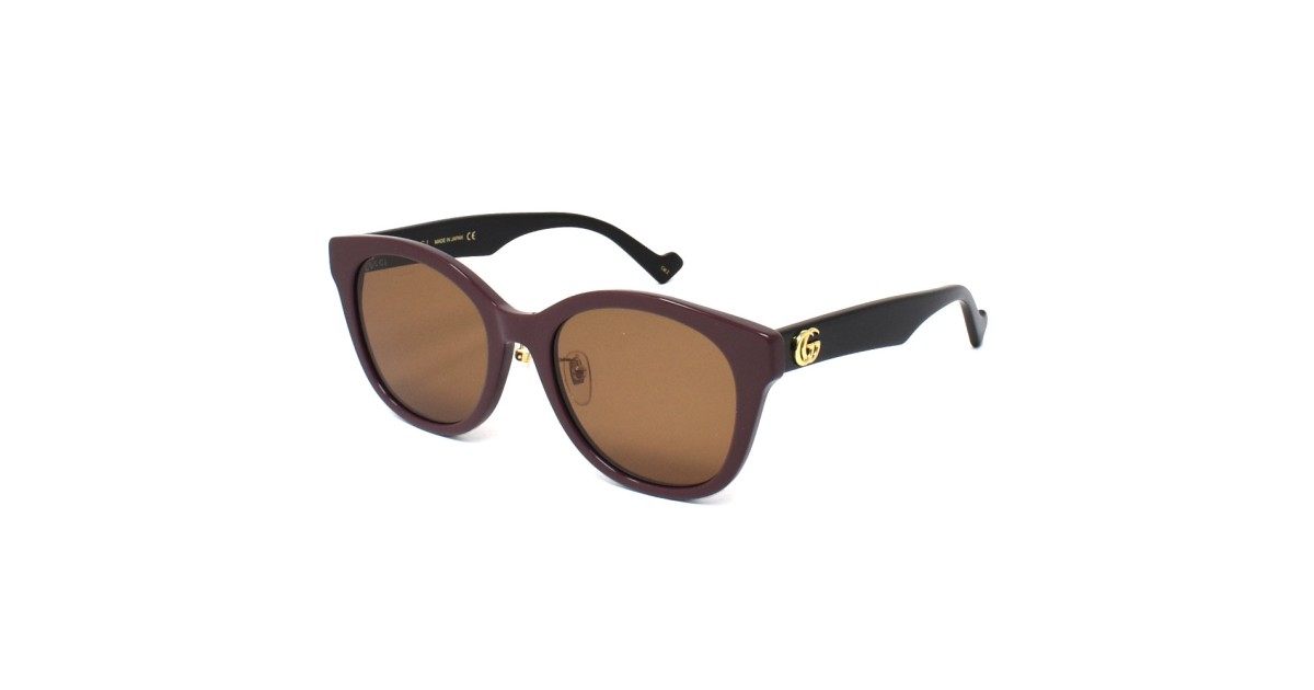Gucci Sunglasses Woman Brown GG1002SK-003 | Sakurawatches.com display picture 3