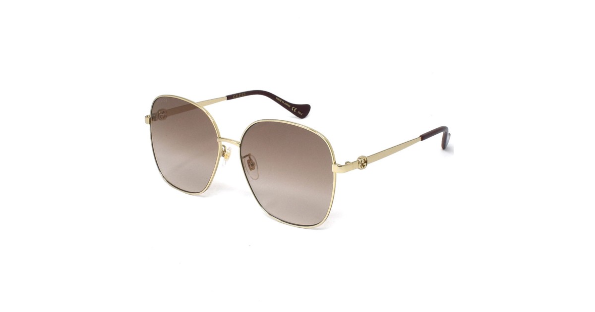 Gucci Sunglasses Unisex Gold GG1089SA-002 | Sakurawatches.com