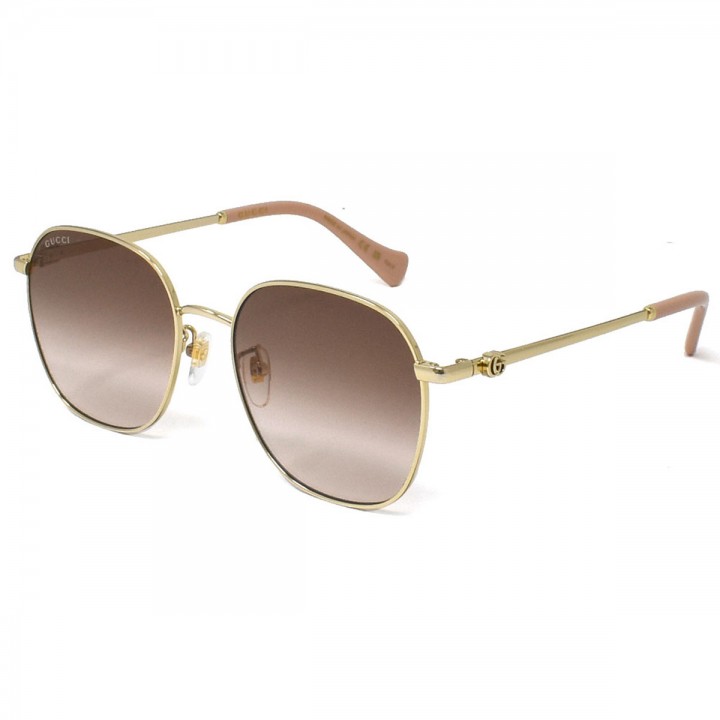 Gucci Sunglasses Unisex Gold GG1142SA-002