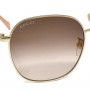 Gucci Sunglasses Unisex Gold GG1142SA-002