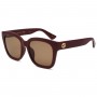 Gucci Sunglasses Unisex Burgundy GG1338SK-004