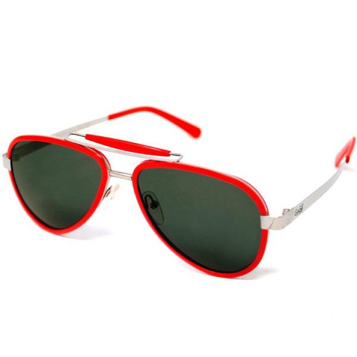 GaGa MILANO Sunglasses Unisex Silver LU54ACRD000-RED