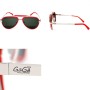 GaGa MILANO Sunglasses Unisex Silver LU54ACRD000-RED