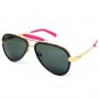 GaGa MILANO Sunglasses Unisex Gold LU54TCGOFXN-FUXIAL