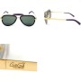 GaGa MILANO Sunglasses Unisex Gold LU54TCGOVTN-VIOLET