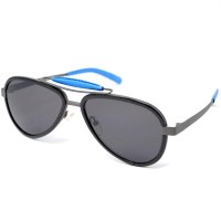 GaGa MILANO Sunglasses Unisex Gray LU54TCGYBLN-BLUE
