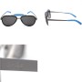 GaGa MILANO Sunglasses Unisex Gray LU54TCGYBLN-BLUE
