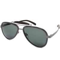 GaGa MILANO Sunglasses Unisex Gray LU54TCGYBWN-BROWN